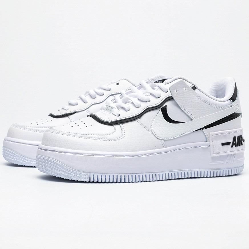 NIKE AIR FORCE 1 SHADOW "WHITE/BLACK"