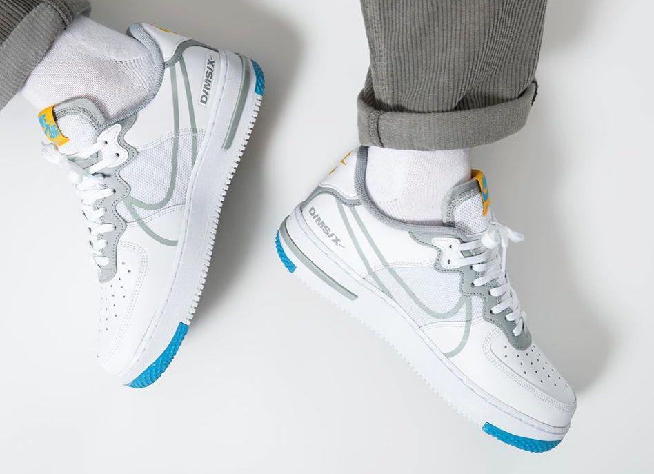 NIKE AIR FORCE 1 REACT "LIGHT SMOKE GREY"