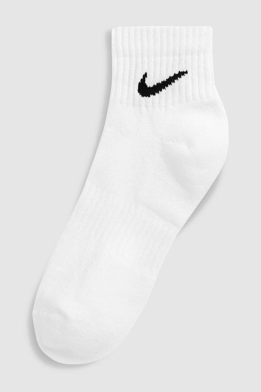 NIKE EVERYDAY CUSHIONED ANKLE SOCKS "WHITE"