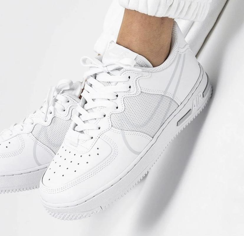 NIKE AIR FORCE 1 REACT "WHITE"