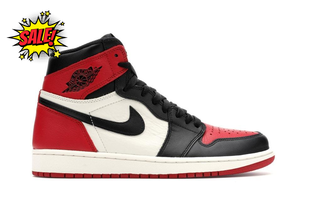 AIR JORDAN 1 RETRO HIGH OG "BRED TOE"