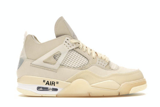 AIR JORDAN 4 RETRO X OFF-WHITE SAIL (UA STOCK)