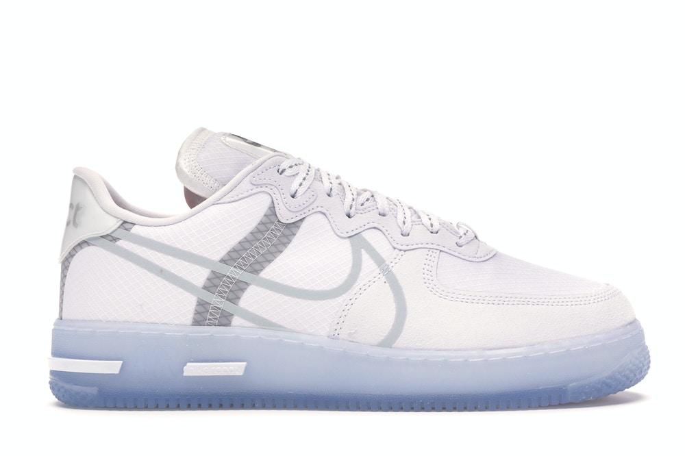 NIKE AIR FORCE 1 REACT "WHITE LIGHT BONE"