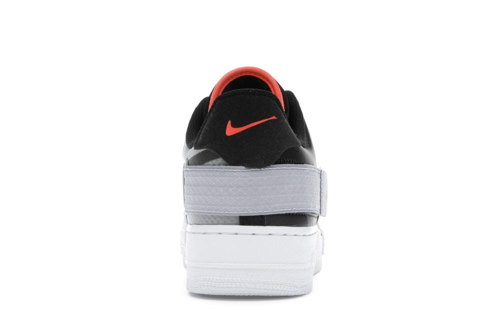 NIKE AIR FORCE 1 TYPE "BLACK HYPER CRIMSON"