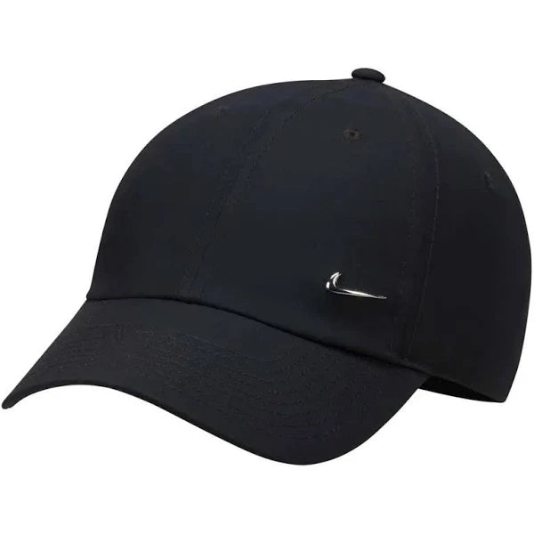 NIKE CAP DRI-FIT CLUB METAL SWOOSH "BLACK"