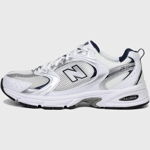 NEW BALANCE 530 "WHITE SLIVER NAVY"