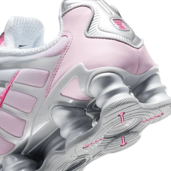 NIKE SHOX TL "METALLIC PLATINUM PINK TINT"