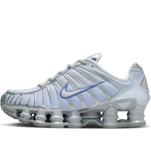 NIKE SHOX TL "METALLIC PLATINUM BLUE TINT"