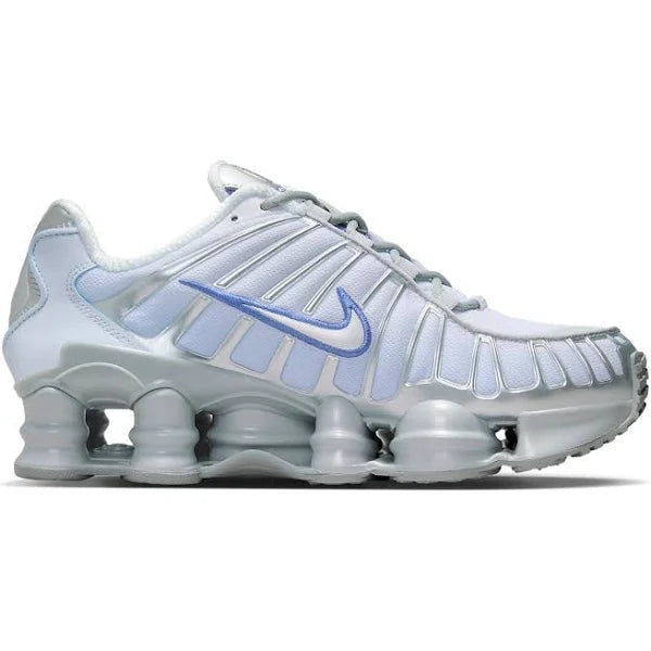 NIKE SHOX TL "METALLIC PLATINUM BLUE TINT"