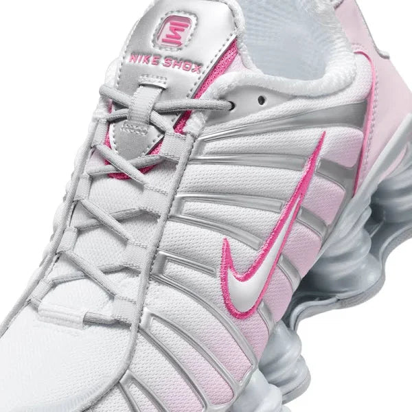 NIKE SHOX TL "METALLIC PLATINUM PINK TINT"